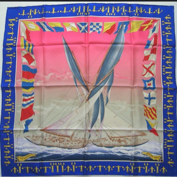 Hermes Scarf En Course - Picture 1 of 8